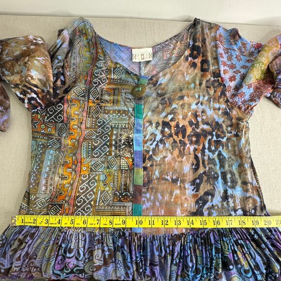 URU rayon dress‎ hand dyed - Picture 10 of 13